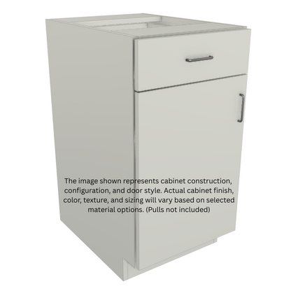 Stock Line 1-Door 1-Drawer Base Cabinet