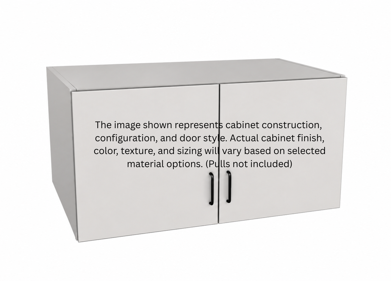 Stock Line 2-Door Wall Deep Cabinet 18" Tall