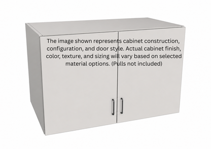 Stock Line 2-Door Wall Deep Cabinet 24" Tall