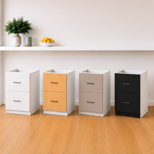Stock Line 2- Equal Drawer Base Cabinet 23" to 36"