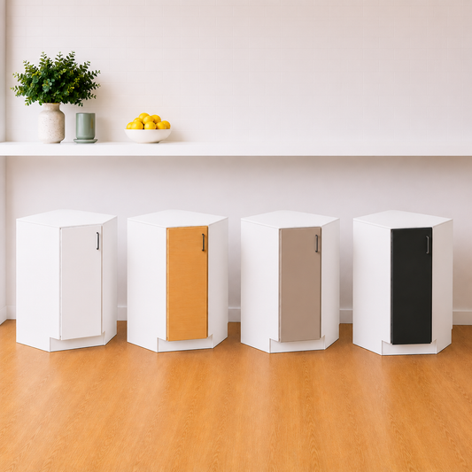 Stock Line 45 degree base corner cabinet