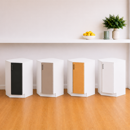 Stock Line 45 degree base corner cabinet