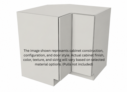 Stock Line 90 degree base corner cabinet