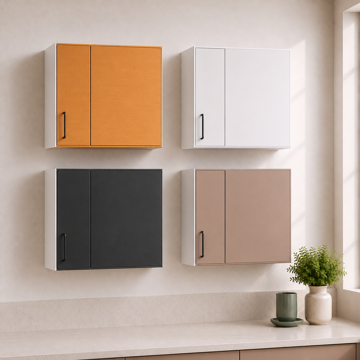 Stock Line 1-Door Wall Blind Corner Cabinet 36"